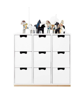 Asplund: Snow B3 drawer cabinet