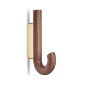 Hook Wandhaak walnoot 19cm