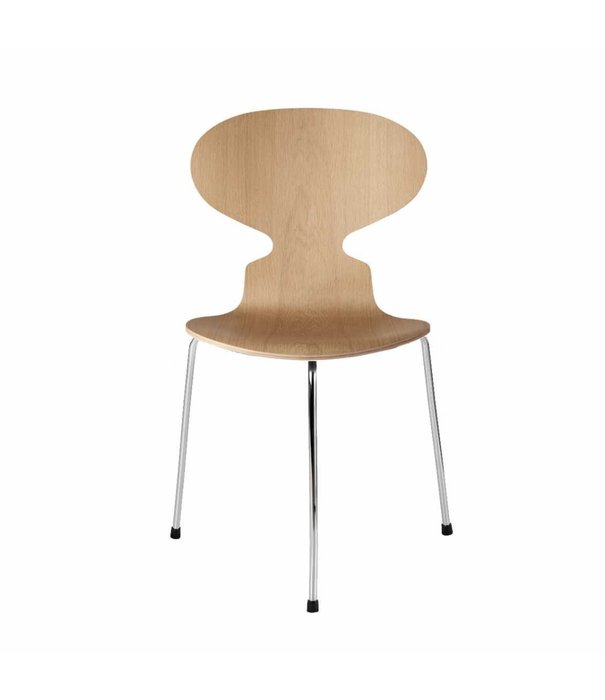 Fritz Hansen Fritz Hansen Ant Eetkamerstoel hout, chrome