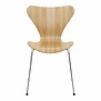Fritz Hansen Series 7 Vlinderstoel hout, chrome poten