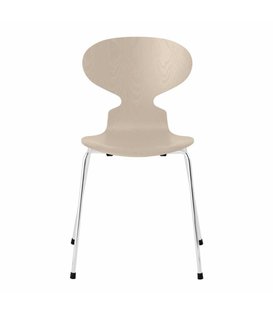 Fritz Hansen Ant Eetkamerstoel gekleurd essen, chrome