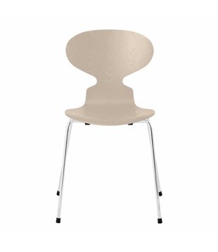 Fritz Hansen Ant Dining Chair colored ash, chrome