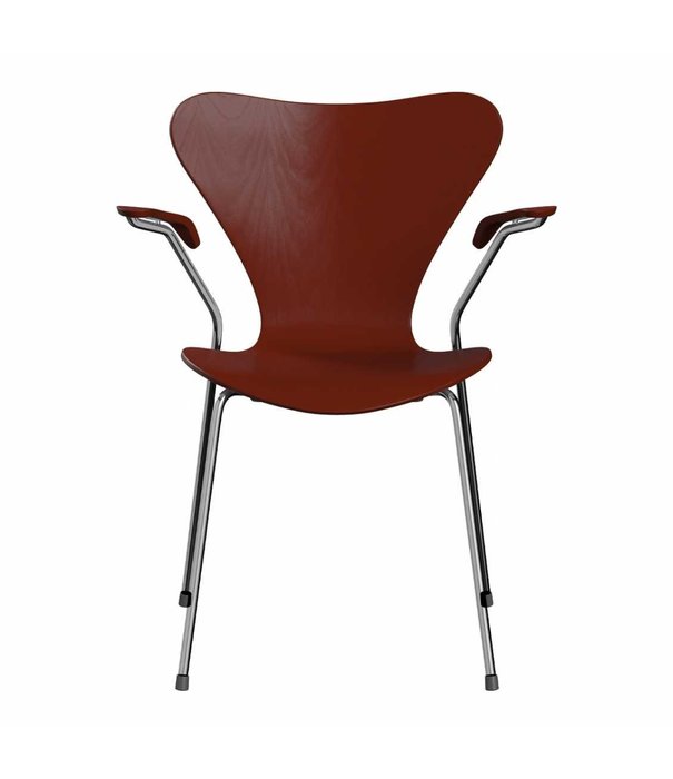 Fritz Hansen Fritz Hansen Series 7 Vlinderstoel met arm, gekleurd essen