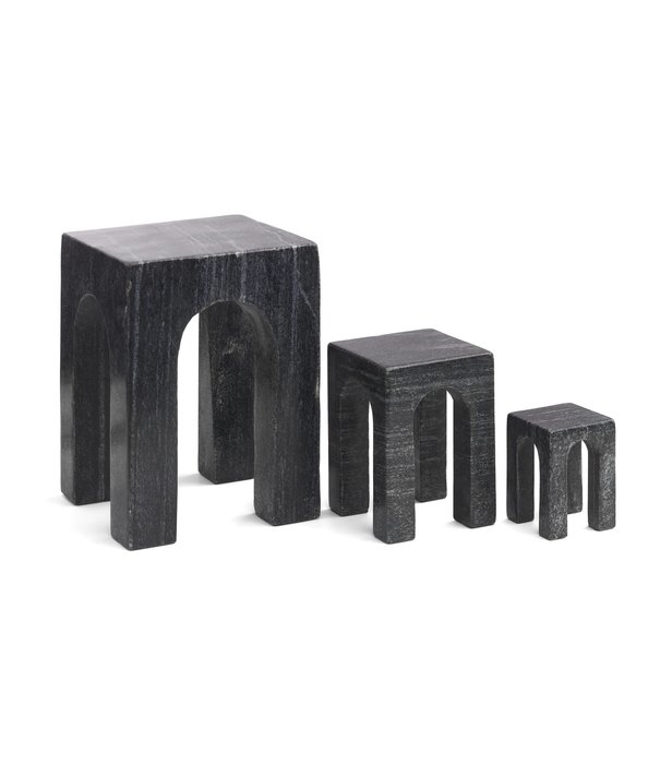 Gejst Arkis Bookend marble, set of 3