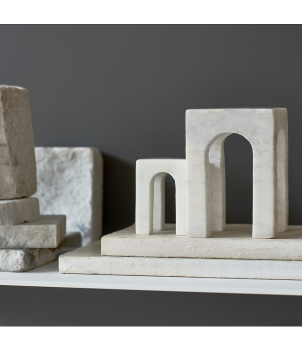 Gejst Arkis Bookend marble, set of 3
