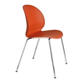 Fritz Hansen N02 Recycle Eetkamerstoel, basis chrome