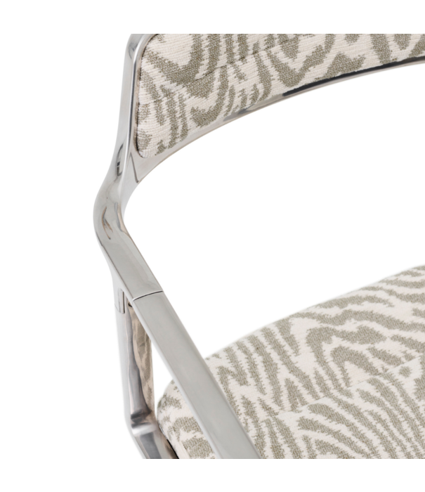 Vipp  Vipp - 452 swivel stoel  gepolijst aluminium frame - monti edition