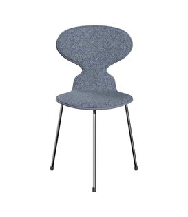 Fritz Hansen - Ant dining chair front upholstered, three legs