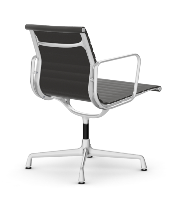 Vitra  Vitra -  Aluminium Chair EA 108 black leather, rotatable