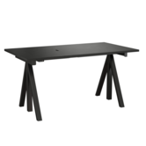 String Works Collection, Works Desk black MDF