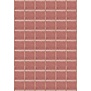 Layered - Lilly wool rug claret red