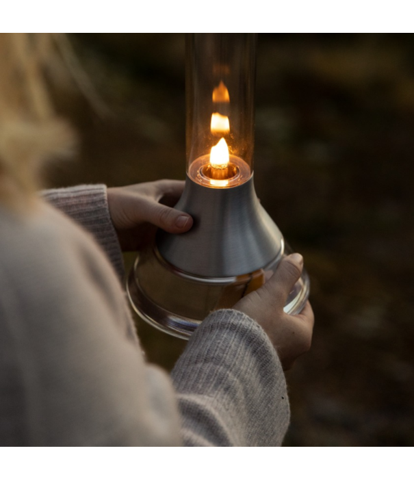 Design House Stockholm  Design House Stockholm Fyr Kerosine lamp, mat zilver