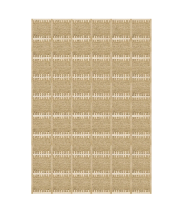 Layered  Layered - Lilly wool rug mustard