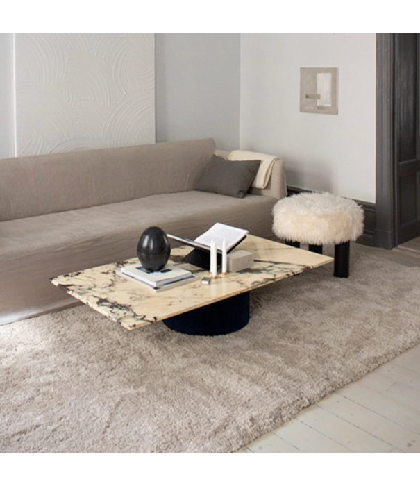 Layered  Layered Fallingwater Shaggy Rug Francis Pearl