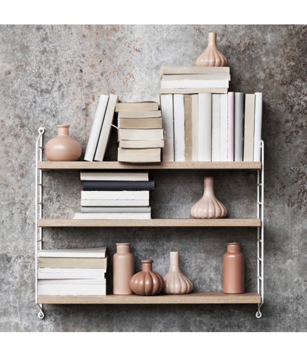 String  Furniture String Pocket Wandkast eiken / wit