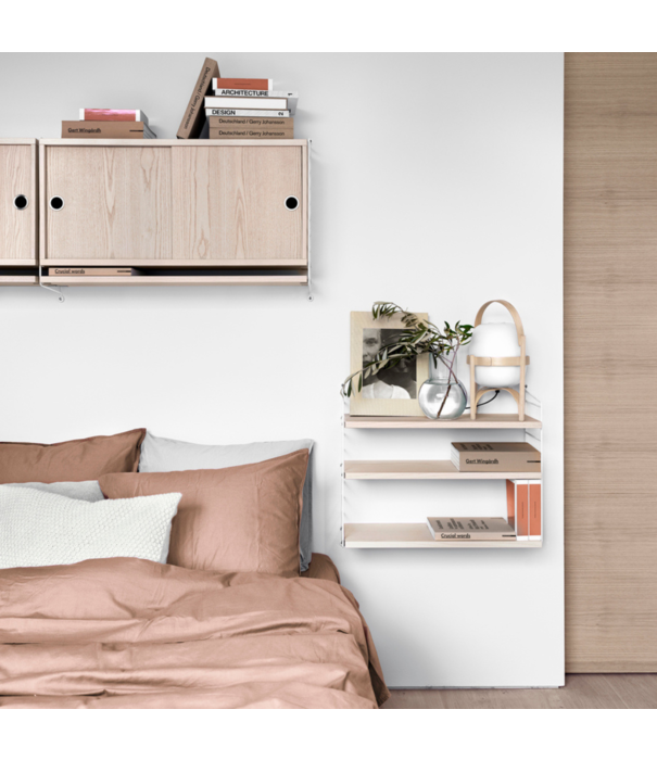 String  Furniture String Pocket Cabinet ash / white