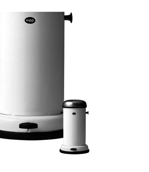 Vipp  Vipp 3 Pedal Bin miniature white