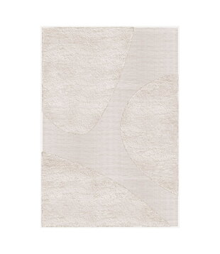 Layered - Punja Plasma rug, bone white