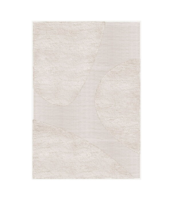 Layered  Layered - Punja Plasma rug, bone white