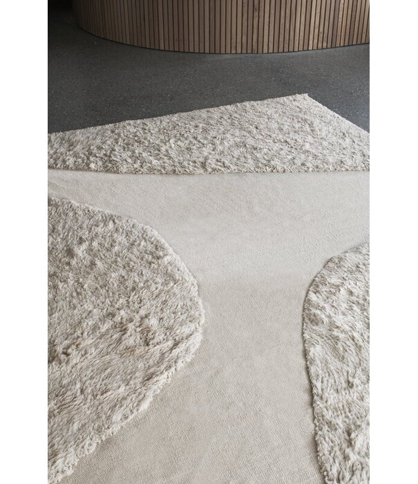Layered  Layered Punja Plasma Rug, sand melange