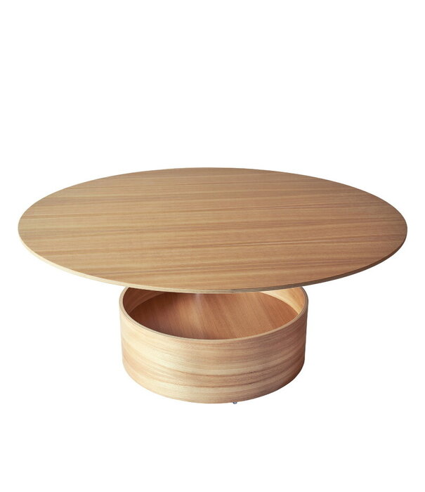 Maze  Maze - Parasol coffee table, L natural oak