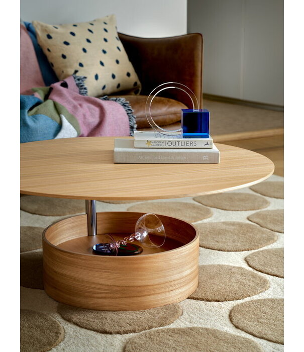 Maze  Maze - Parasol coffee table, L natural oak