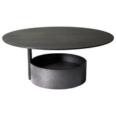 Maze Parasol Large Coffee Table dark oak