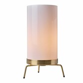 Fritz Hansen - PM-02 table lamp brass, opal