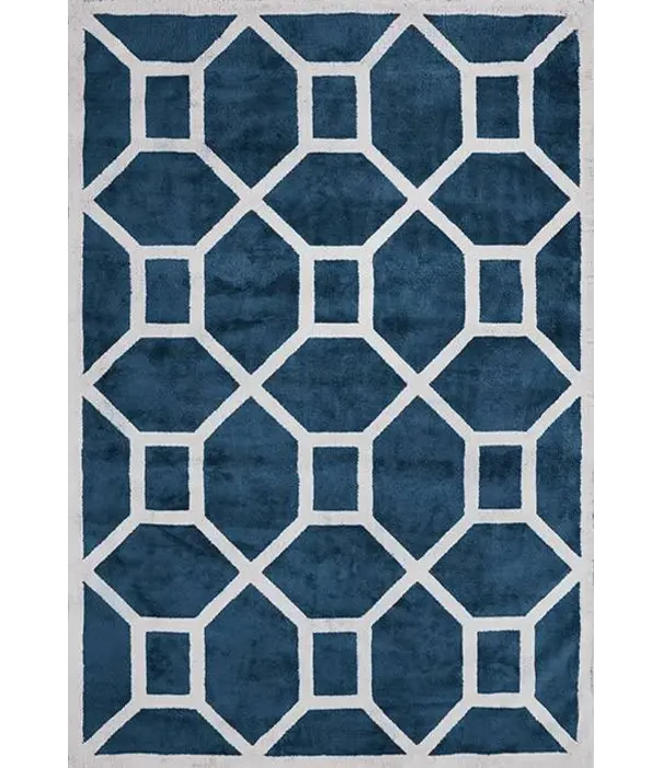 Layered  Layered - Entrance viscose rug Midnight Blue
