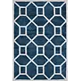 Layered - Entrance viscose rug Midnight Blue