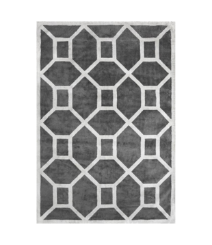 Layered - Entrance viscose rug grey
