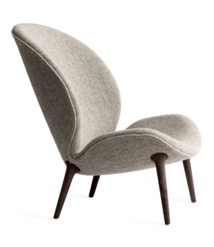 Vipp - 466 Lodge Lounge Chair dark oak, light grey