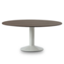 Muuto Midst Dining Table dark oak, grey base Ø160