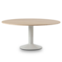 Muuto - Midst tafel geolied eiken, grey Ø160