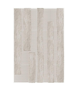 Layered Punja Bricks Rug sand melange