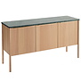 Fritz Hansen - Jut dressoir eiken - groen marmer