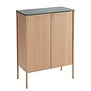 Fritz Hansen - Jut high dressoir - groen marmer