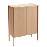 Fritz Hansen - Jut high cabinet eiken