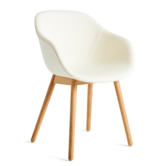 Hay - AAC 212 dining chair  Vidar 106 cream, wood base oak