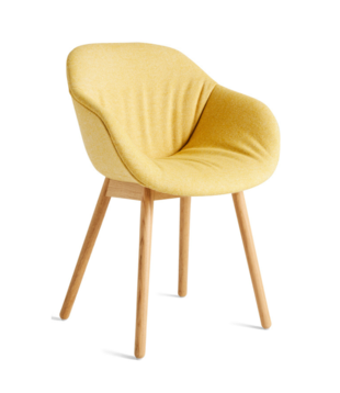 Hay AAC 213 Soft Dining Chair Hallingdal 407, lacquered oak base