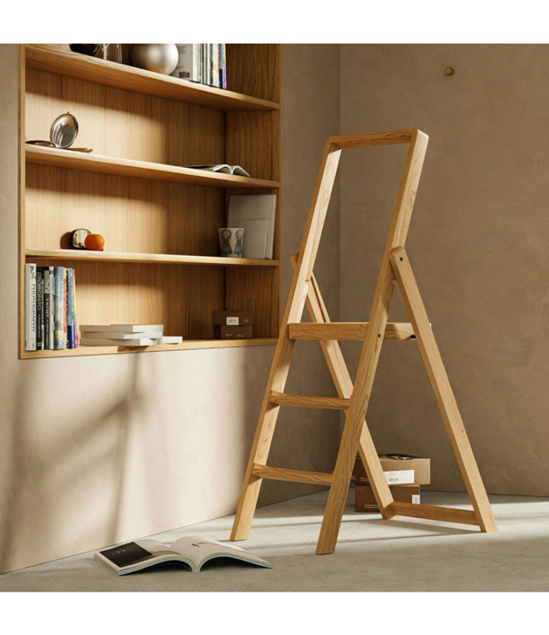Design House Stockholm  Step Stepladder black beech