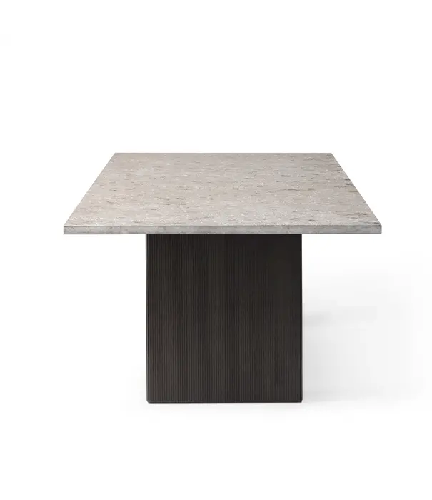 Vipp  Vipp - 496 Cabin Square table limestone top, dark oak