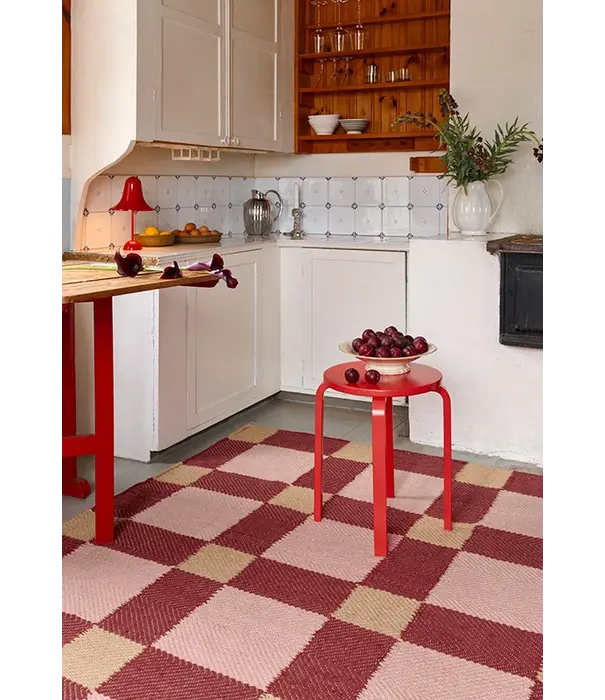 Layered  Layered Evelina Kroon Plum Punch Rug