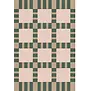 Layered Evelina Kroon Korean Chives Rug