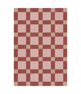 Layered Evelina Kroon Jute Rug, Plum Punch