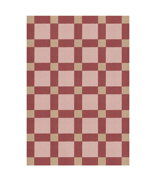 Layered  Layered Evelina Kroon Plum Punch Rug