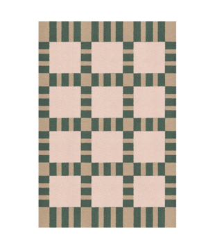 Layered Evelina Kroon Jute Rug, Korean Chives