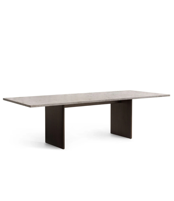 Vipp  Vipp - 496 Cabin Square table limestone top, dark oak