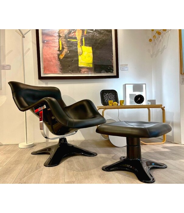 Artek  Artek - Karuselli lounge chair zwart / zwart