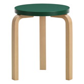 Artek - Stool 60 Berken / anniversary edition forest green